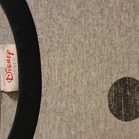 Disney Authentic Retro Faded Mickey Mouse Ringer Tee Shirt Original Disney Store - Picture 5 of 7